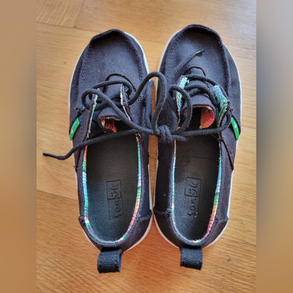 Children's size 12 Sanuk offshore shoes - Picture 4 of 6